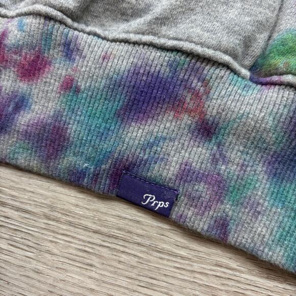 PRPS Nixa Watercolor Colorblock Short Sleeve Sweatshirt Men's Large - Picture 7 of 11